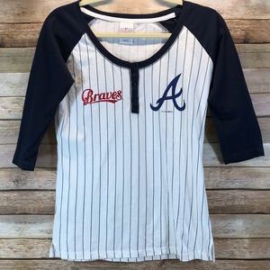 MLB Atlanta Braves Baseball Shirt Size S